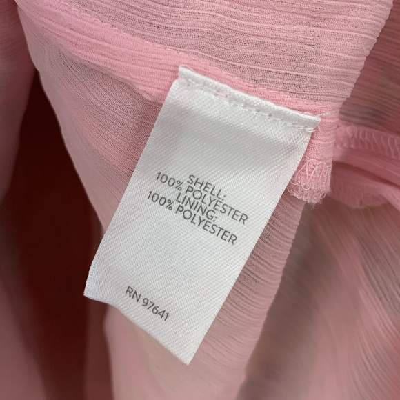 J Jill XSP Petite Tunic Blouse Gauzy Floral Multicolor Artsy Lined Tassels Beach - Picture 7 of 8